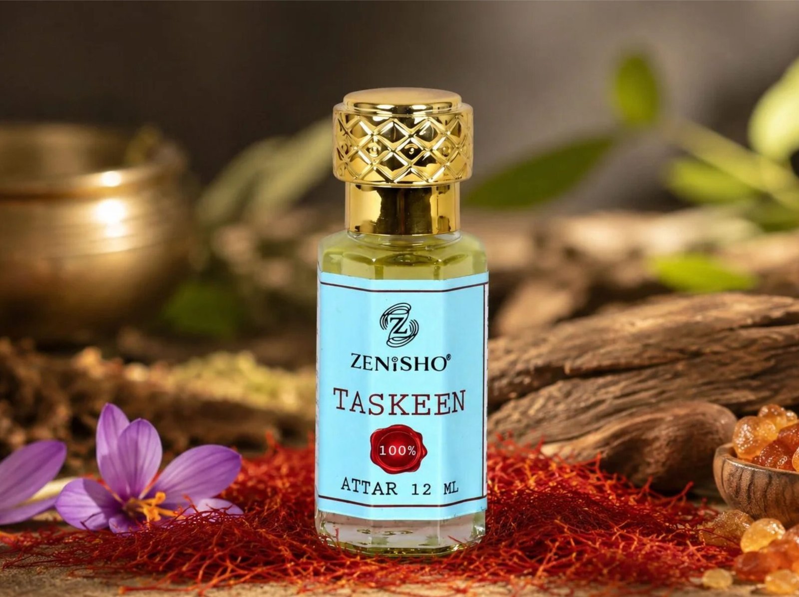 Zenisho Taskeen Attar 12ML – Premium Natural Luxury Attar